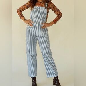 Lykke Wullf Striped Overalls